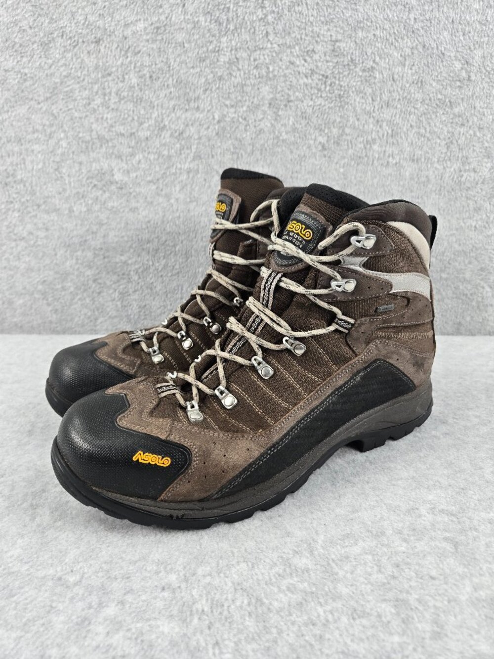 Asolo Drifter GV Evo Boots Mens 12.5 Brown GoreTex Hiking Trail *No Insoles*
